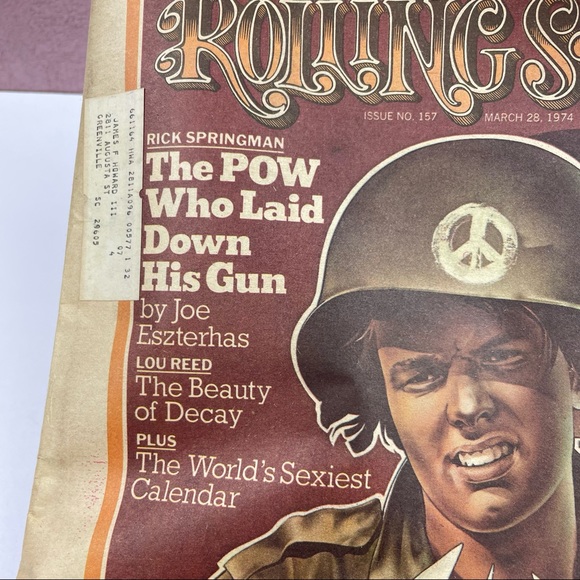 Vintage Rolling Stone Magazine The POW Who Laid Down Vietnam March 28, 1974 - Picture 3 of 5